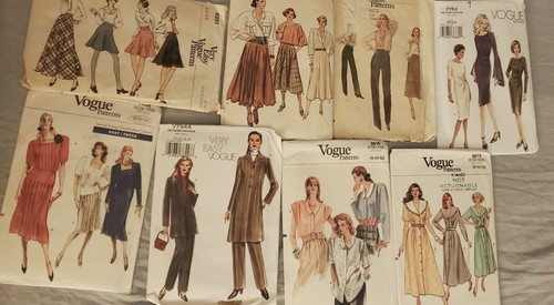 Vtg vogue patterns lot - patterns, 7